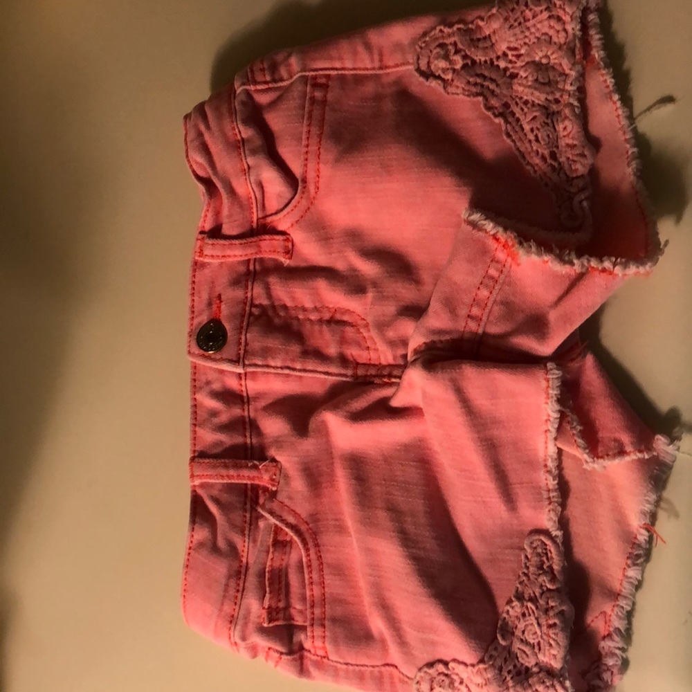 Cute pink Jean shorts
